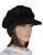 damski kaszkiet z futra strzyżonego królika Parys furs czarny beret czapka .jpeg