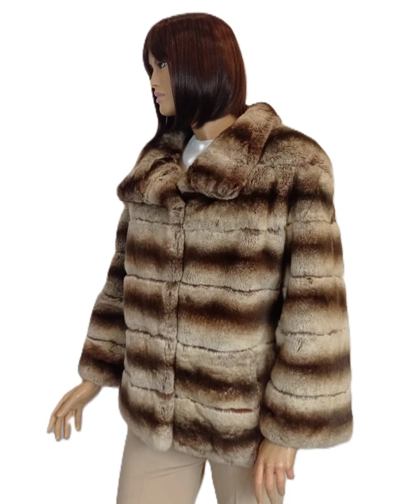 kurtka futro naturalne z królika rex pasy ponadczasowy fason parys furs sklep online najwyższa jakość1.jpeg