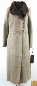 KOŻUCH DAMSKI BEIGE