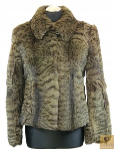 Kurtka z futra królika szlachetnego Rex.