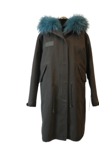 KURTKA PARKA PLUS STRZYZONY KRÓLIK I RACCOON