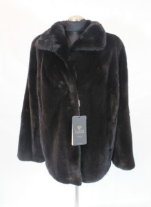 Kurtka damska z naturalnego futra norki