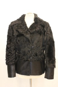 Kurtka skóra licowa + kawałki kozic