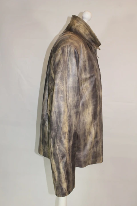 Kurtka model Hubert klasyczny fason suwak skóra naturalna męska kurtka Parys Furs.JPG