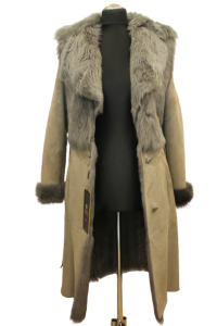 Kożuch damski ze skóry jagnięcej TOSCANY