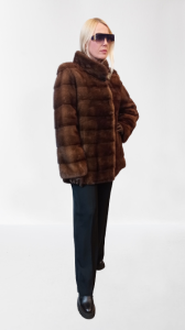 Kurtka grzbiety norcze mink male demii buff