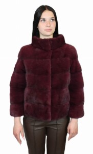 Dwustronna kurtka z naturalnego futra grzbietów norczych