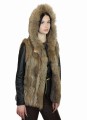 kamizalka natural rabbit Parys Furs