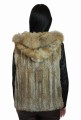 kamizalka natural rabbit Parys Furs