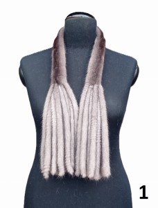 Luksusowe szale z naturalnej norki –piękne kolory