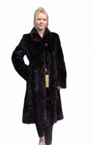 Płaszcz naturalne futro norcze FUSTA