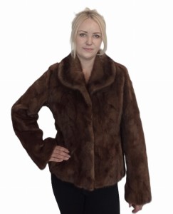 Kurtka z futra norek. Model Simpi CK