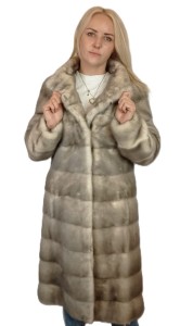 Płaszcz damski grzbiety norcze Mink Male Ice