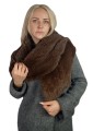 szal etola rex  rabbit brąz.jpg