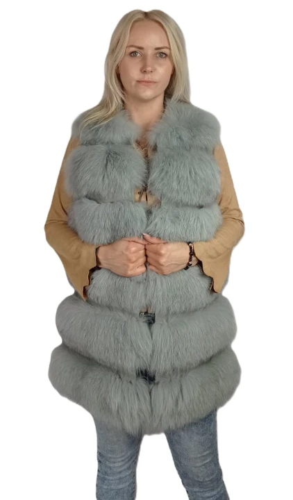 Kamizelka lisy Viky 6 parys furs szara.jpg