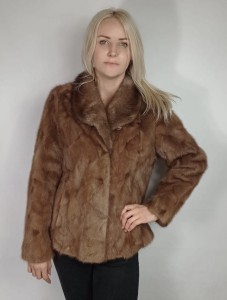 Kurtka naturalne futro norcze SIMPI-BIS
