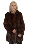 Kurtka grzbiety norcze Mink Male Scan Brown. Model Katia