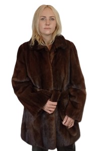 Kurtka grzbiety norcze Mink Male Scan Brown. Model Katia