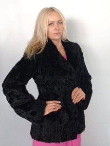 Kurtka naturalne futro z karakuł BABT LAMB