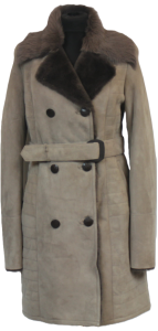 Kożuch damski | Beige.