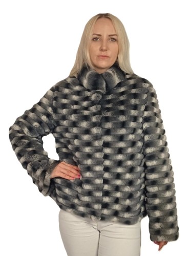 kurtka damska z futra królika rex Parys Furs1.jpg