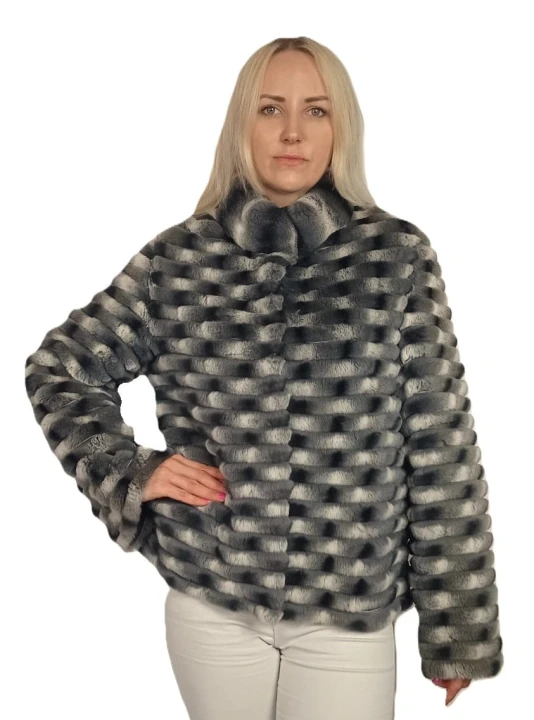 kurtka damska z futra królika rex Parys Furs1.jpg