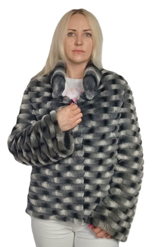 kurtka damska z futra królika rex Parys Furs2.jpg