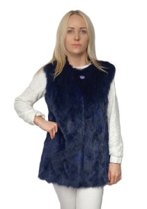 KAMIZELKA - LIS FARBOWANY