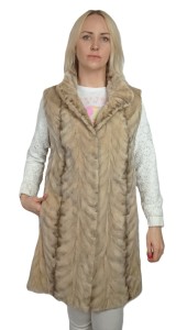 Kamizelka kawałki norcze łapka strzyżona. Model Kaja