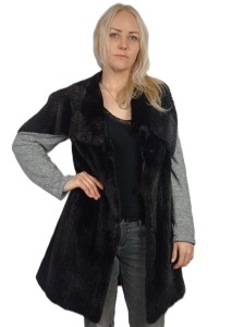KAMIZELKA (NORKA) głęboka czerń