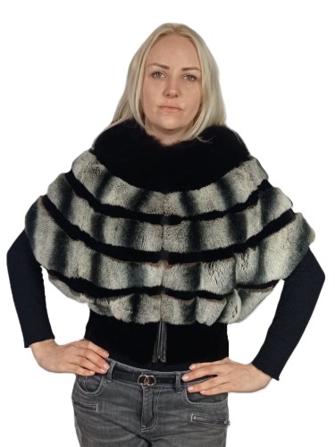 kamizelka krótka kurtka futro królika rex Parys Furs1.jpg