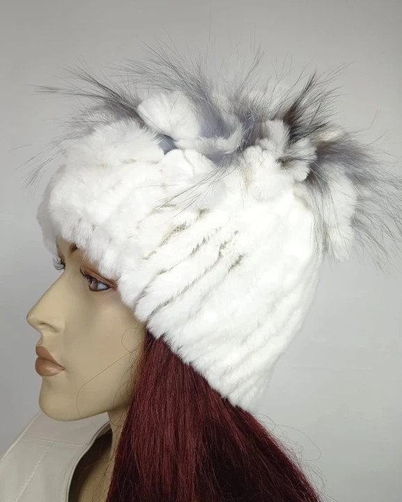czapka z królika rex parys furs kolor biały z szarością 1.jpg