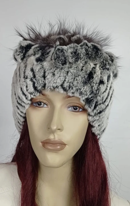 czapka z królika rex parys furs kolor grafitowy z bielą 1.jpg