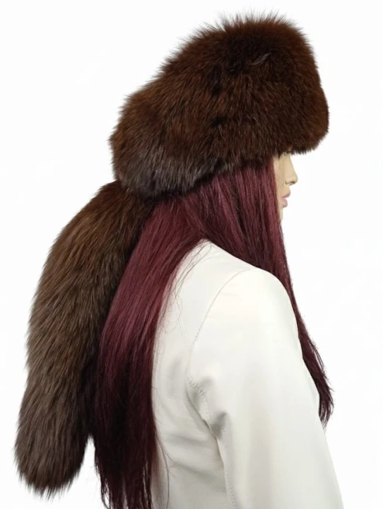 czapka z futra norki i lisa Traperka Karen parys furs 4.jpg