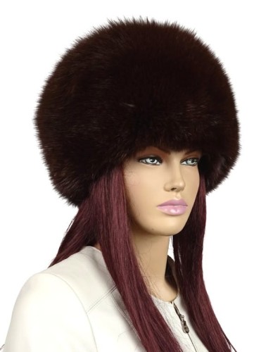 czapka z lisa kula lis farbowany ciemny brąz 1.jpg