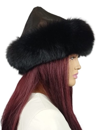 tatarka skórzana z obszyciem z lisa parys furs 2.jpg