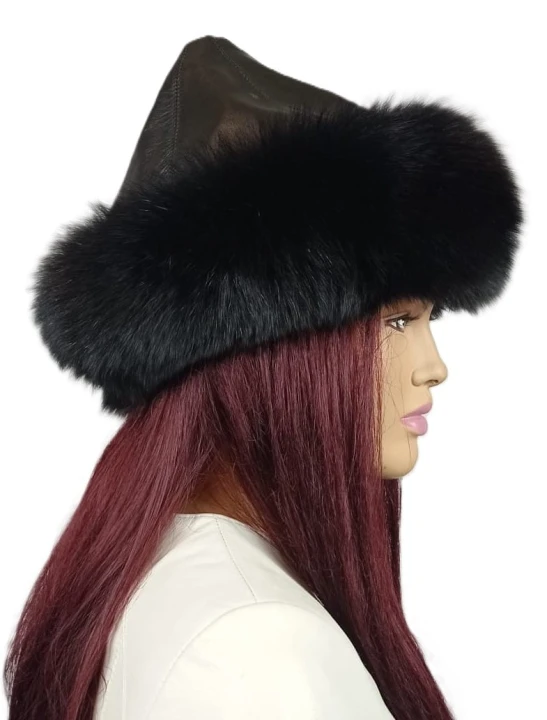 tatarka skórzana z obszyciem z lisa parys furs 2.jpg
