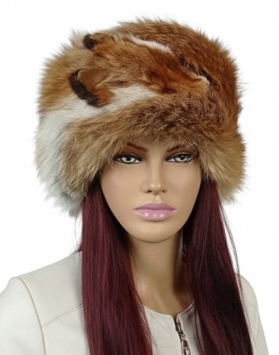 czapka kula śpiący lis parys furs1.jpg