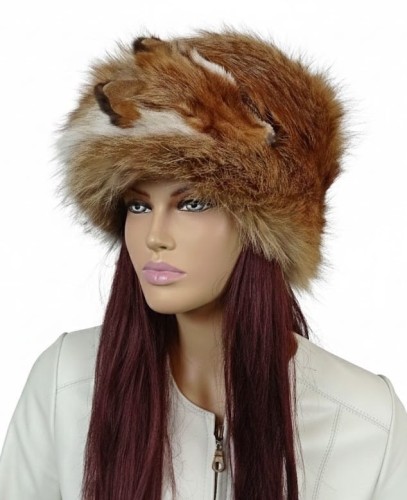 czapka kula śpiący lis parys furs3.jpg