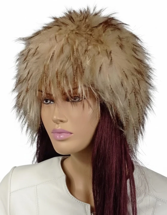 czapka jenot dzianina beż1 parys furs 2.jpg