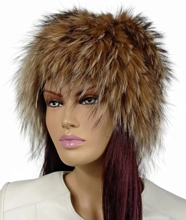 czapka jenot dzianina naturalny1 parys furs 1.jpg