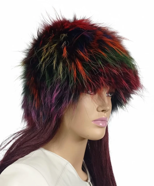 czapka jenot dzianina multikolor parys furs 2.jpg