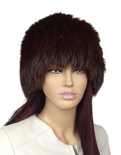 czapka lis dzianina brąz  parys furs1.jpg