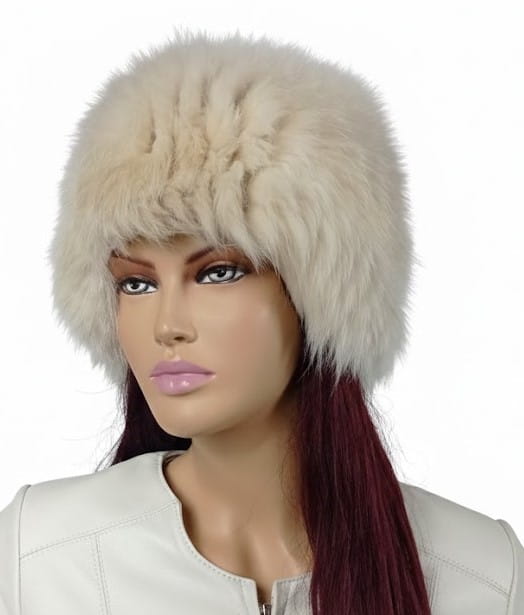 czapka lis dzianina kremowy parys furs2.jpg