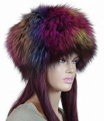 czapka z futra kula multikolor parys furs 2.jpg