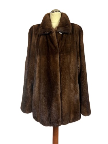 Kurtka z futra norek - MINK MALE DEMI BUFF