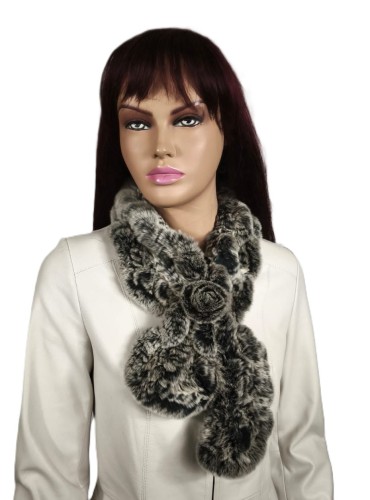 Szaliczek rex rabbit chinchilla róża 1.jpeg