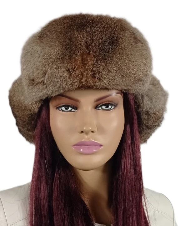 papacha uszatka z futrem z królika Parys Furs 4.jpeg