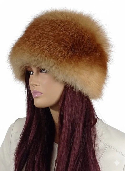 kula czapka z futra lisa kanadyjskiego parys Furs 2.jpg