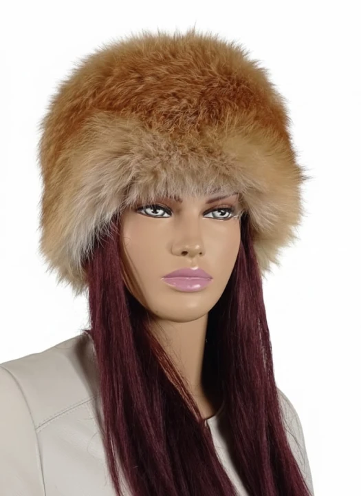 kula czapka z futra lisa kanadyjskiego parys Furs 3a.jpg
